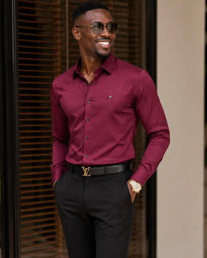 VELANO™-Chemise á Manche raffinée pour Homme