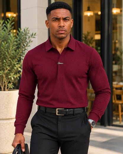 VERENSO™- Pull chemise Stylé pour Homme