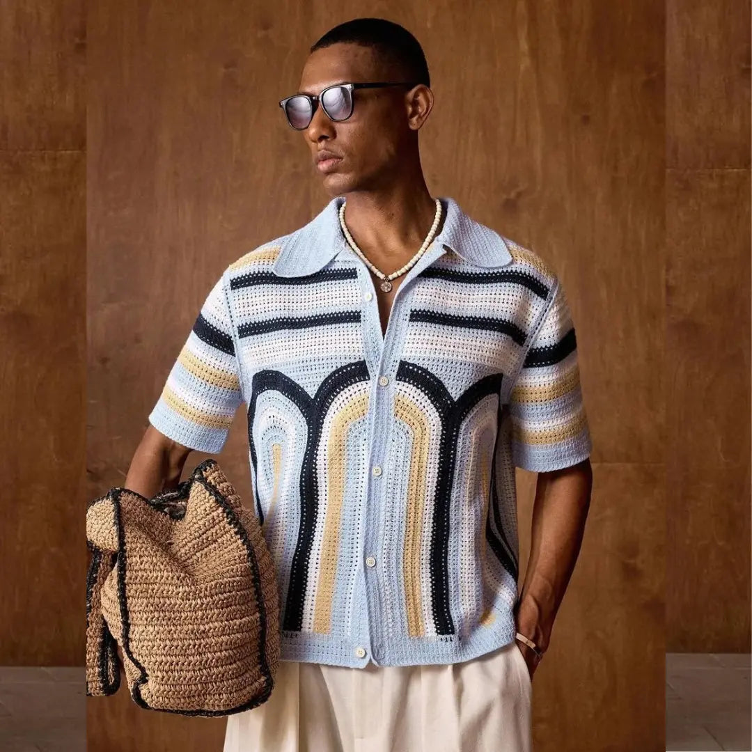 REVIERA -chemise signature en maille