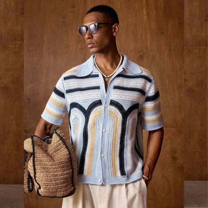 REVIERA -chemise signature en maille