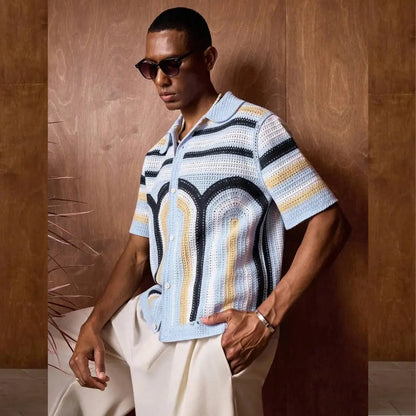 REVIERA -chemise signature en maille