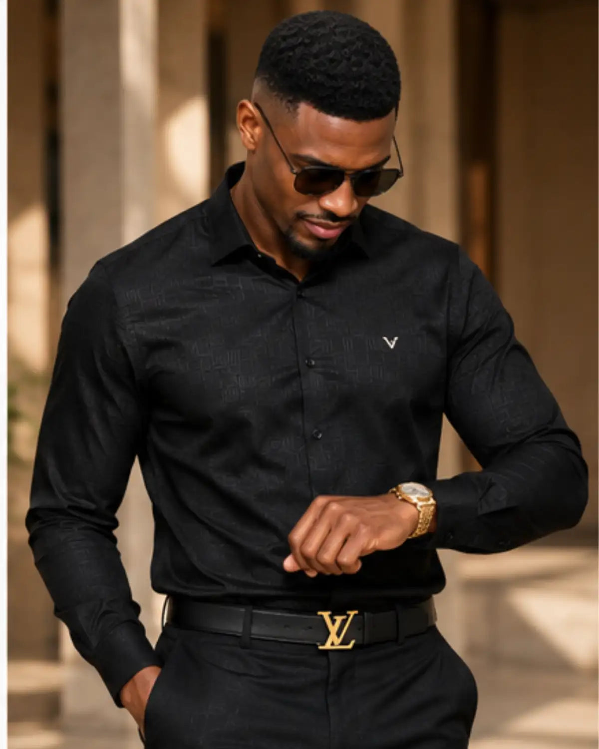 VELANO™-Chemise á Manche raffinée pour Homme