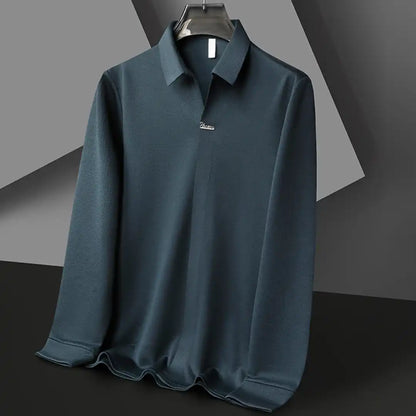 Ireno™- Pull chemise pour hommes stylé